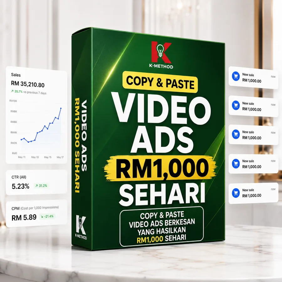 Video Ads RM1,000 Sehari