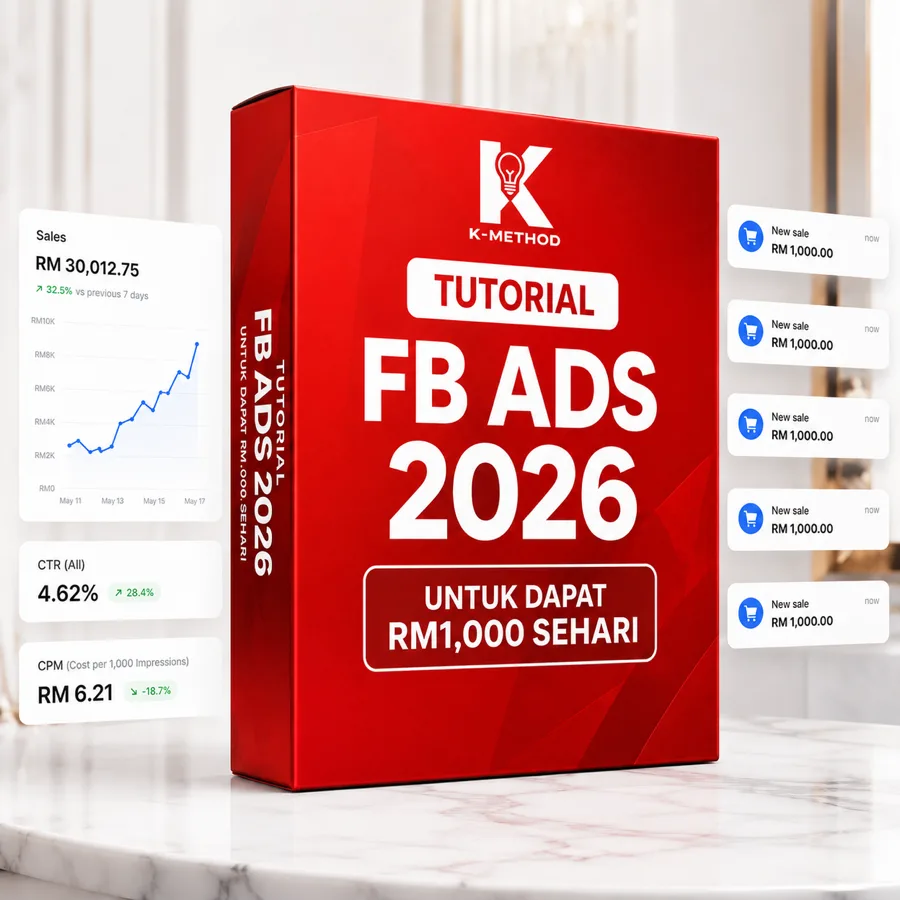 Tutorial FB Ads RM1,000 Sehari